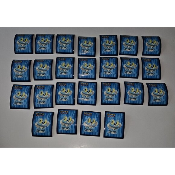 Pokemon Card Sleeve Protectors Deck Storage Lot 24 Chespin 65 Froakie - Picture 6 of 8